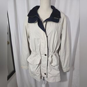 Vintage Pacific Trail Raincoat Jacket Flannel Lined Vintage Adult Sz M